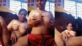 Sultry Desi Bhabhi Reveals Her Creamy Curves And Dewy Delight