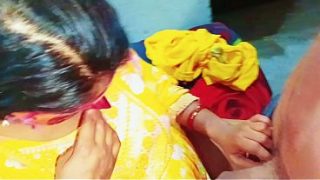 Passionate Indian Wife’s Intimate Spooning With Erotic Moans In Hindi