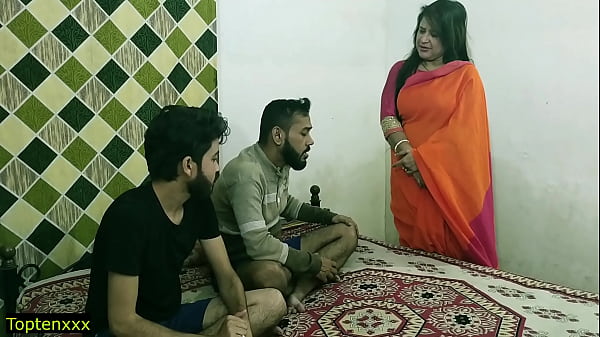 Malkin Aunty’s Steamy Threesome With Two Young Studs In Clear Hindi