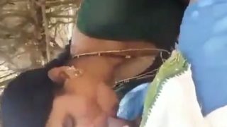 Indian Village Slut Takes A Thick Cock Deep Down Her Throat In The Open Fields