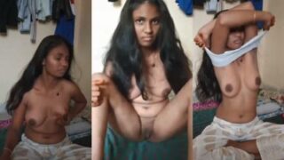 Village Girl Strips Naked For Her Stepbrother, Showing Every Inch Of Her Desi Body