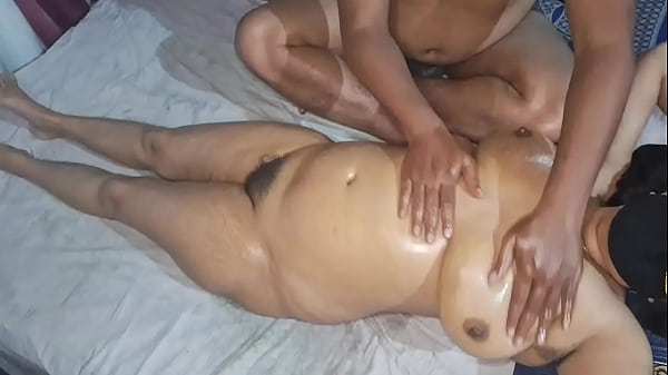 Desi Indian Bhabhi Gets A Full Nude, Slick Oil Massage