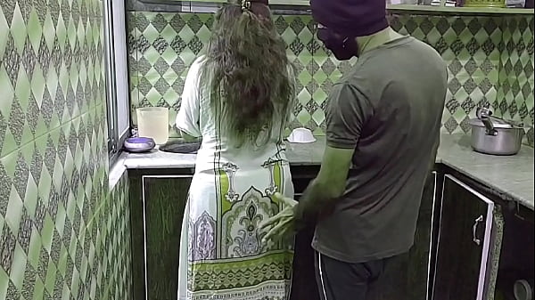 Indian Desi Bhabhi Gets Fucked Hard In Kitchen While Cooking, Hindi Moans Fill The Air