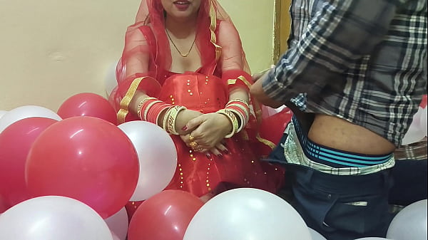 First Night Of A Fresh Fucked Desi Hot Wife Getting Drilled By Her Husband In Hindi