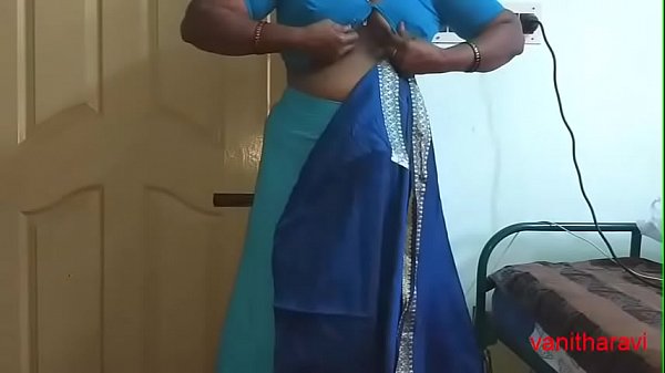Desi Indian Tamil, Telugu, Kannada, Malayalam, Kerala Aunties And Hindi Bhabhi—horny Cheating Wife Vanitha In A Saree, Flashing Her Big Boobs And Shaved Pussy, Stripping And Changing Into A Party Dress While Filming Herself