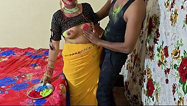 Holi Ka Rang: Dever Aur Bhabhi Ki Masti Bhari Holi, Saaf Hindi Audio Mein Chudai